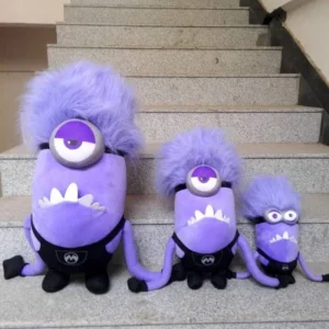 Alternative view of Despicable Me gosedjur, lila och mjuk kawaii-figur med rolig design för barn och present