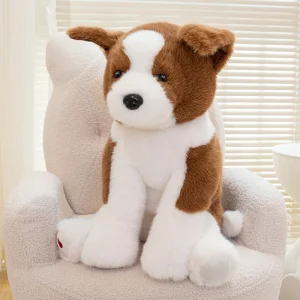 Hund gosedjur i livlik och lurvig design, West Highland, Golden Retriever, Husky, Labrador eller Border Collie, 40–55 cm, present till barn 21 Hund gosedjur i livlik och lurvig design, West Highland, Golden Retriever, Husky, Labrador eller Border Collie, 40–55 cm, present till barn