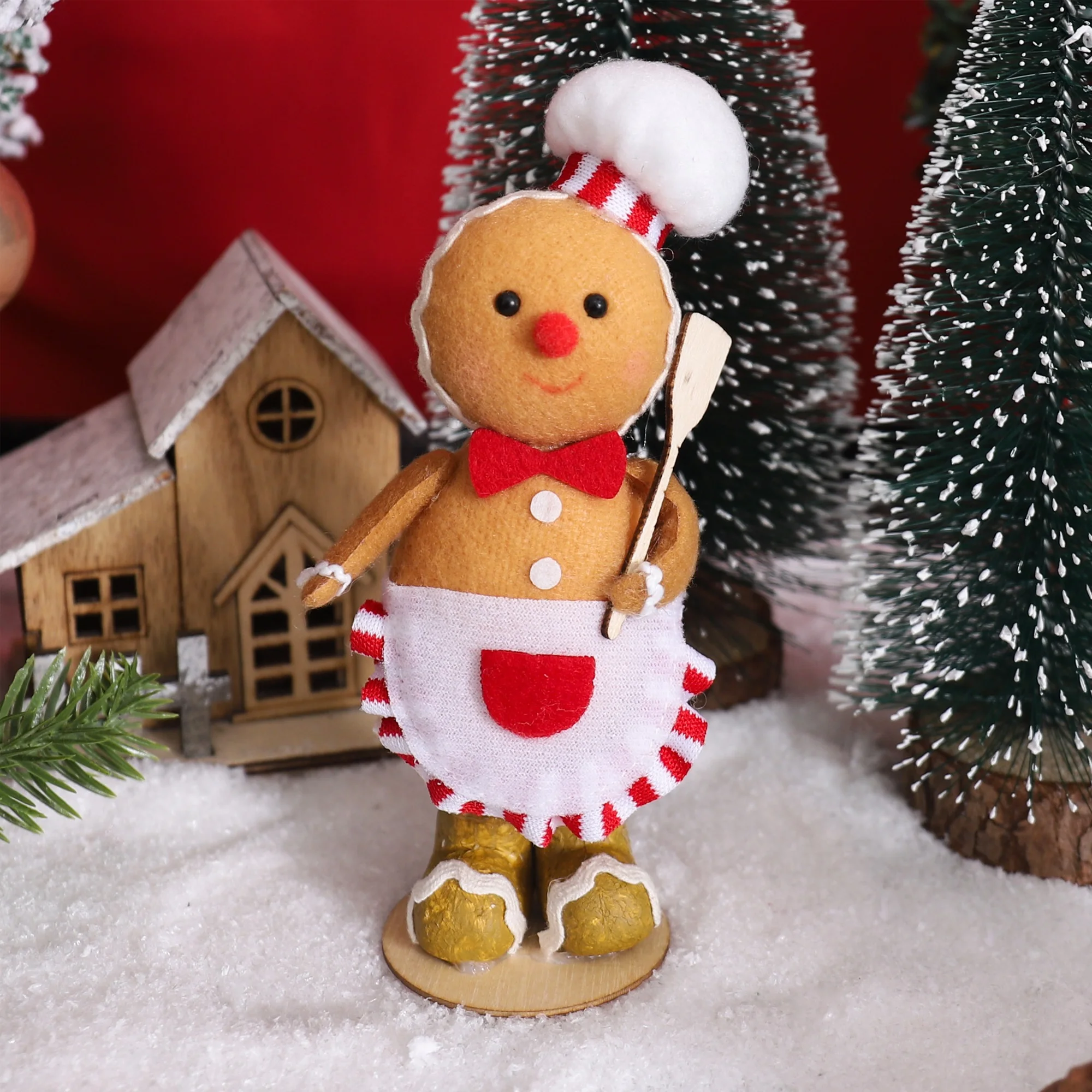 Gingerbread man som nyckelring, Sitter design och Chef design, mandekoration 8 Gingerbread man som nyckelring, Sitter design och Chef design, mandekoration - Bild 8
