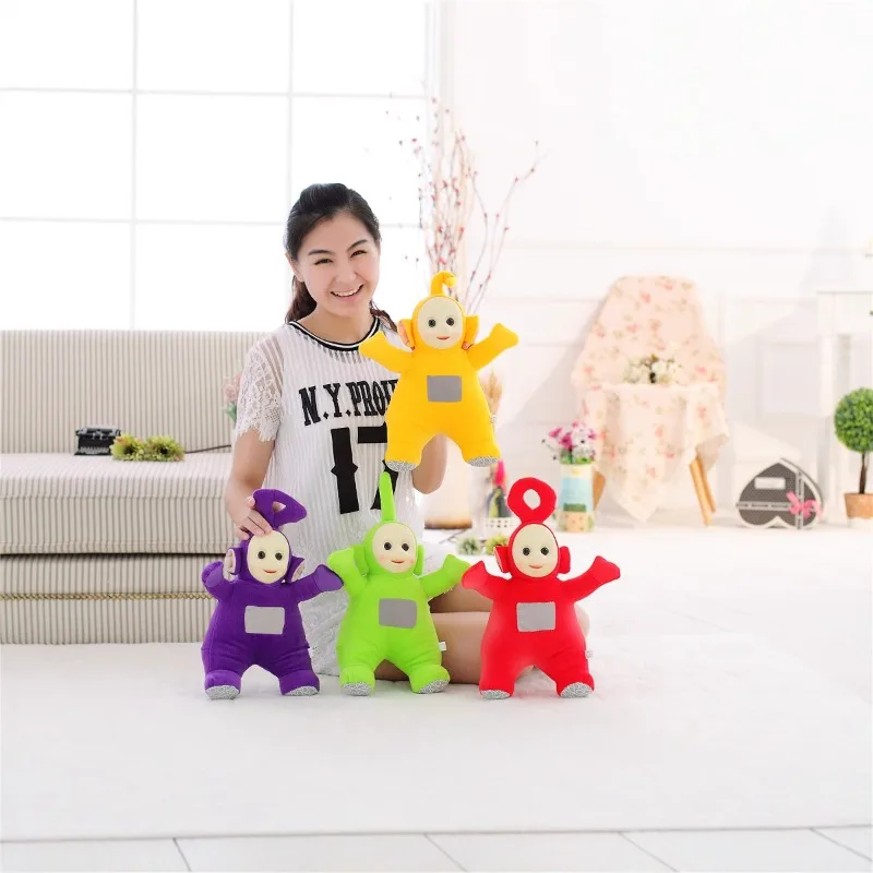 Flera figurvarianter av Teletubbies som gosedjur med kreativ och söt tecknad stil 3 Flera figurvarianter av Teletubbies som gosedjur med kreativ och söt tecknad stil - Bild 3