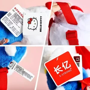 Äkta Sanrio Hello Kitty-ryggsäck i kawaii anime- och tecknad stil, present för barn