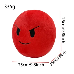 Verity gosedjur som en gul smileyboll med skräckspelsinspirerad karaktärsdesign