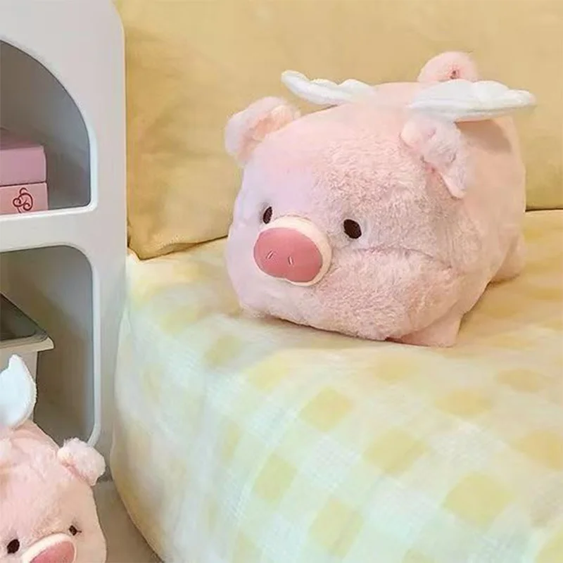 Rosa gris gosedjur med vingar, mjuk flygande design för barn och flickor, 20 cm 6 Rosa gris gosedjur med vingar, mjuk flygande design för barn och flickor, 20 cm - Bild 6