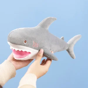 Naturtrogna plyschkuddar som sea animals gosedjur i flera varianter, 40–50 cm
