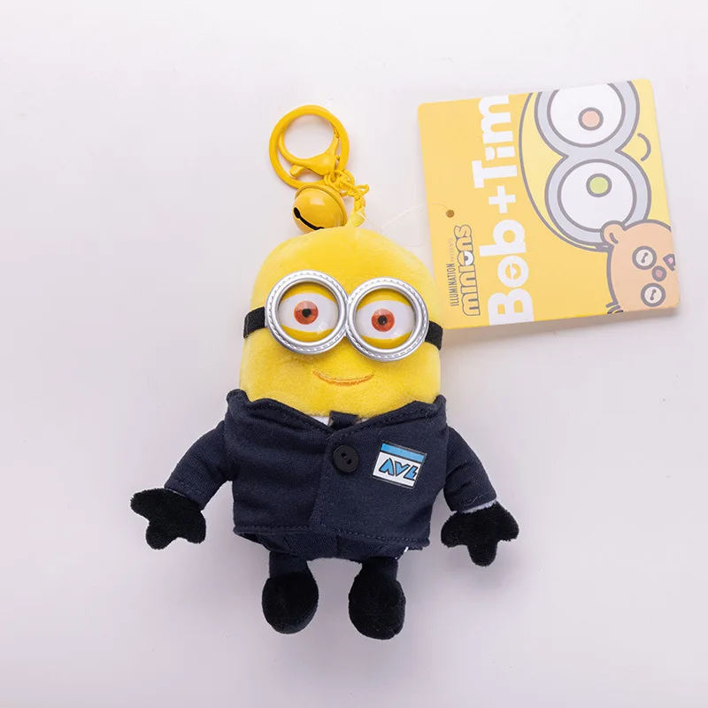 Minions tecknade plyschfigur som kawaii-nyckelring, hänge för ryggsäck och present 9 Minions tecknade plyschfigur som kawaii-nyckelring, hänge för ryggsäck och present - Bild 9