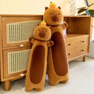 Kapybara gosedjur som en jättestor, lång kramkudde i kawaii-stil, 50–110 cm
