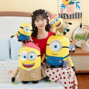 Minions gosedjur, söt mjuk figur i gult för barn och fans, som present och soffdekoration 9 Minions gosedjur, söt mjuk figur i gult för barn och fans, som present och soffdekoration