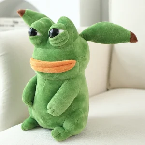Pepe gosedjur som grodakudde, Ugly och Sad expression, groda sorgsen, 25 cm 9 Pepe gosedjur som grodakudde, Ugly och Sad expression, groda sorgsen, 25 cm