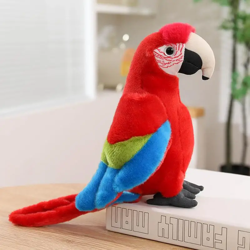 Djurfigurer gosedjur, Tropical bird design och mjuk 11 Djurfigurer gosedjur, Tropical bird design och mjuk - Bild 11