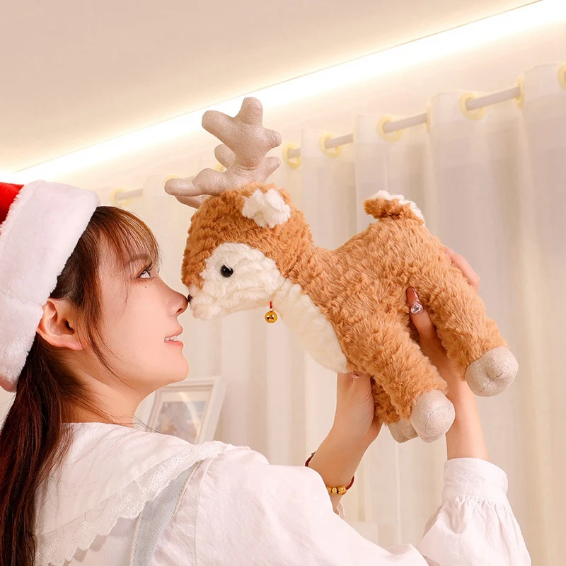 Hjort gosedjur, Christmas tree design och kawaii style, 30–50 cm 6 Hjort gosedjur, Christmas tree design och kawaii style, 30–50 cm - Bild 6