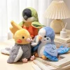 Parrot gosedjur, Multicolor: green, blue, gray and yellow och tecknad, 20 cm 16 Parrot gosedjur, Multicolor: green, blue, gray and yellow och tecknad, 20 cm