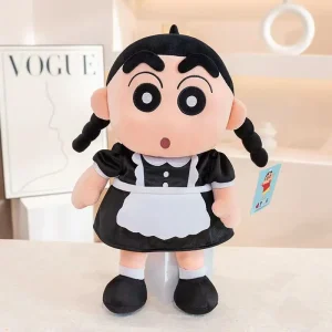 Alternative view of Shin Chan gosedjur från Crayon Shin Chan, söt maid-docka som barnpresent, 28–40 cm