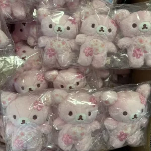 Djurfigurer som nyckelring, rilakkuma björnfigur romantisk design