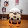 Kawaii kyckling gosedjur i mjölkteform, tecknad mjuk soffkudde och barnpresent