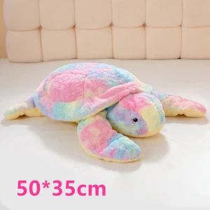 Tortoise gosedjur i kawaii-stil, mjuk plyschkudde med sköldpaddsform, 35 cm