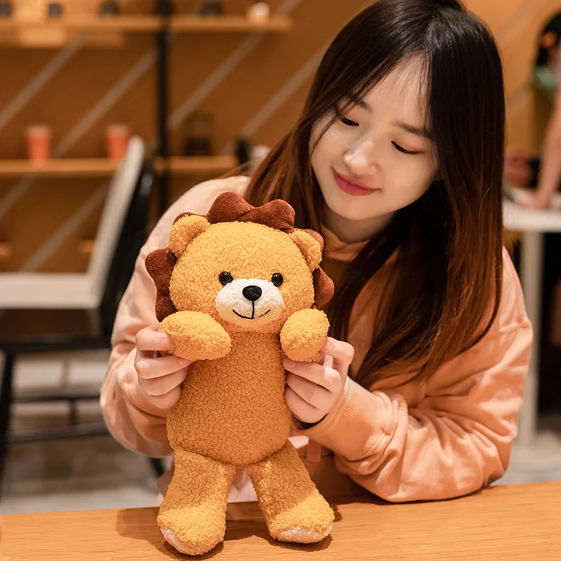 Kawaii kanin gosedjur som kaninkudde med björn, apa och lejon i cartoonstil 3 Kawaii kanin gosedjur som kaninkudde med björn, apa och lejon i cartoonstil - Bild 3