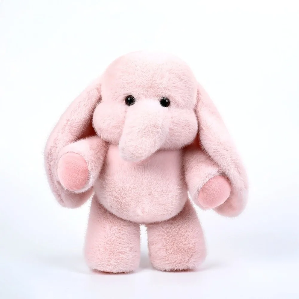 Elefant och tvättbjörn gosedjur som mjuk och fluffig plyschkudde för kramar 5 Elefant och tvättbjörn gosedjur som mjuk och fluffig plyschkudde för kramar - Bild 5