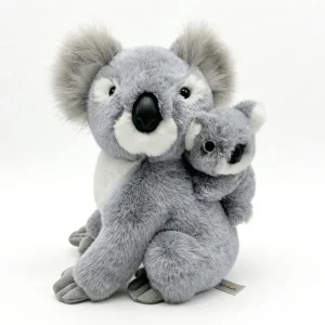 Koala gosedjur med mor och unge, naturtrogen, kreativ och mjuk utformning, 27 cm 7 Koala gosedjur med mor och unge, naturtrogen, kreativ och mjuk utformning, 27 cm