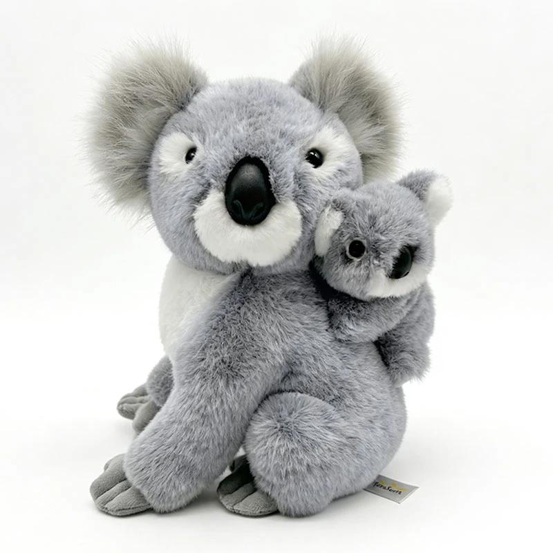 Koala gosedjur med mor och unge, naturtrogen, kreativ och mjuk utformning, 27 cm 2 Koala gosedjur med mor och unge, naturtrogen, kreativ och mjuk utformning, 27 cm - Bild 2