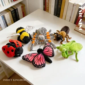 Ant gosedjur med söt, verklighetstrogen design och finurliga insektsdetaljer