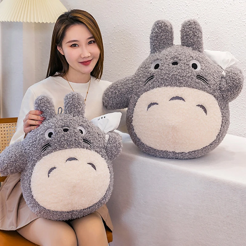 Totoro gosedjur som plyschkudde och kramkudde i tecknad anime-stil, 50–70 cm 4 Totoro gosedjur som plyschkudde och kramkudde i tecknad anime-stil, 50–70 cm - Bild 4