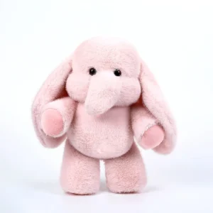 Elefant och tvättbjörn gosedjur som mjuk och fluffig plyschkudde för kramar 17 Elefant och tvättbjörn gosedjur som mjuk och fluffig plyschkudde för kramar