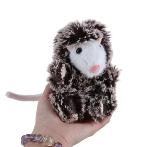 Djurfigurer gosedjur, Kawai style och Lil' Baby, possum opossum råttmotiv fluffig