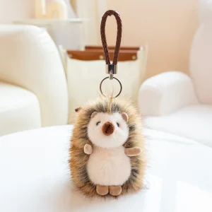 Lejon som nyckelring, söt and adorable och Mini, igelkottar mjuk fluffig ryggsäcken