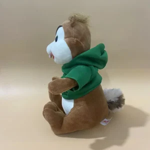 Alvin and the Chipmunks-karaktärer gosedjur i tecknad stil med huvtröjor, 25 cm 10 Alvin and the Chipmunks-karaktärer gosedjur i tecknad stil med huvtröjor, 25 cm