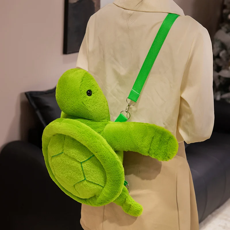 Sköldpaddsryggsäck med havsdjurstema i färgglad, kreativ design, 40 cm, som present 5 Sköldpaddsryggsäck med havsdjurstema i färgglad, kreativ design, 40 cm, som present - Bild 5