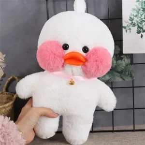 Anka gosedjur från Lalafanfan, Pato som gul kramkudde i söt kawaii-stil, 30 cm