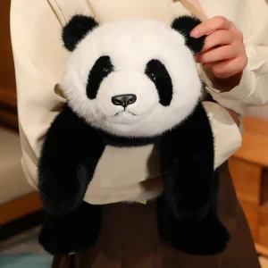 Alternative view of Kawaii björn gosedjur, mjuk liggande kudde med brunbjörns-, isbjörns- och pandamotiv