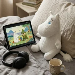 Moomin gosedjur i söt tecknad stil, med kreativ design och kramvänlig form, 20 cm