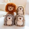 Lejon som nyckelring, söt and adorable och Mini, igelkottar mjuk fluffig ryggsäcken