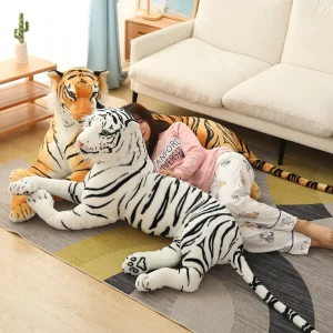 Stort tiger gosedjur i naturtrogen sibirisk design, 30–110 cm, för barnpresent