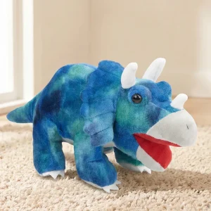 Jurassic dinosaurie gosedjur med mjuka figurer av T-Rex, Velociraptor och Ankylosaurus