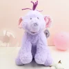 Elefant gosedjur i mjuk lila plysch med Lumpy från filmen Pooh's Heffalump, 25 cm