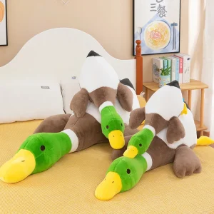 Alternative view of Kawaii anka gosedjur, stor mjuk sovkudde med gåsdesign, som present, 70–115 cm