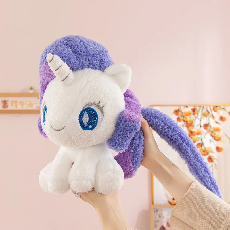 My Little Pony Q-version: Twilight Sparkle gosedjur med Rainbow Dash, Applejack, 28–36 cm 5 My Little Pony Q-version: Twilight Sparkle gosedjur med Rainbow Dash, Applejack, 28–36 cm - Bild 5
