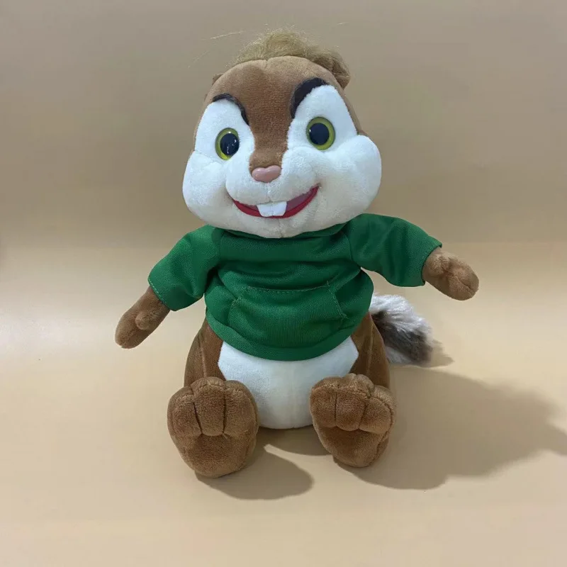 Alvin and the Chipmunks-karaktärer gosedjur i tecknad stil med huvtröjor, 25 cm 4 Alvin and the Chipmunks-karaktärer gosedjur i tecknad stil med huvtröjor, 25 cm - Bild 4