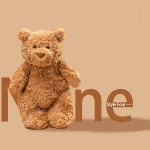 Bartholomew Bear som björn gosedjur i humoristisk tecknad stil med bikini, 28–47 cm