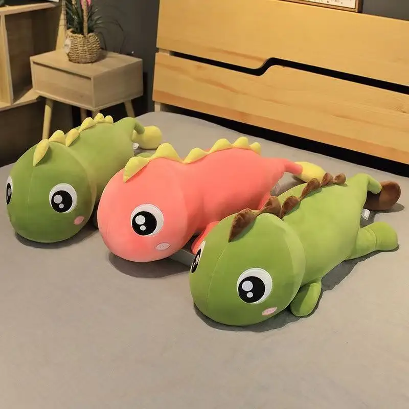 60 cm långt dinosaurie gosedjur, mjuk kramkudde i söt anime- och kawaii-stil 2 60 cm långt dinosaurie gosedjur, mjuk kramkudde i söt anime- och kawaii-stil - Bild 2