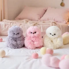 Uggla som nyckelring, Interactive och Head-turning, uggladekoration sing adorable
