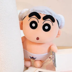 Roligt Crayon Shin Chan gosedjur i tecknad animefigur med badmössa och underkläder 10 Roligt Crayon Shin Chan gosedjur i tecknad animefigur med badmössa och underkläder