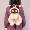 Svart kattunge-ryggsäck med stora ögon i kawaii-stil, rymlig crossbodyväska 14 Svart kattunge-ryggsäck med stora ögon i kawaii-stil, rymlig crossbodyväska