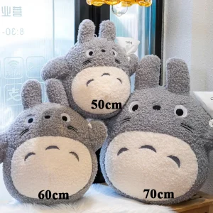 Totoro gosedjur som plyschkudde och kramkudde i tecknad anime-stil, 50–70 cm 11 Totoro gosedjur som plyschkudde och kramkudde i tecknad anime-stil, 50–70 cm