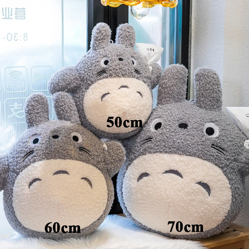 Totoro gosedjur som plyschkudde och kramkudde i tecknad anime-stil, 50–70 cm 5 Totoro gosedjur som plyschkudde och kramkudde i tecknad anime-stil, 50–70 cm - Bild 5