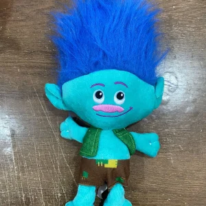 Trolls gosedjur, söt och mjuk, band together tecknad animeinspirerad