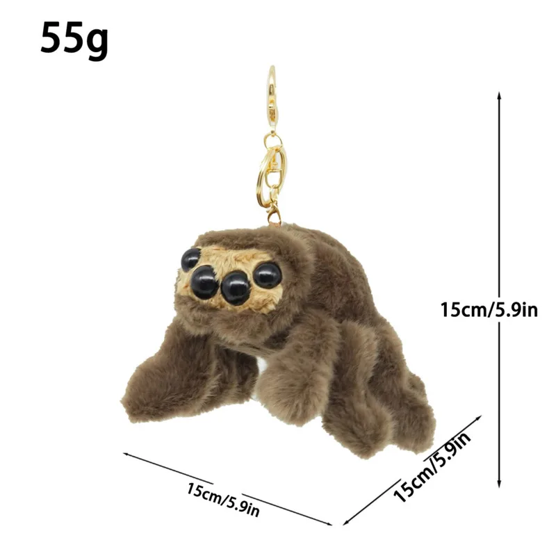 Lucas the Spider, söt svart spindelfigur med hoppande design i anime-stil, present 7 Lucas the Spider, söt svart spindelfigur med hoppande design i anime-stil, present - Bild 7