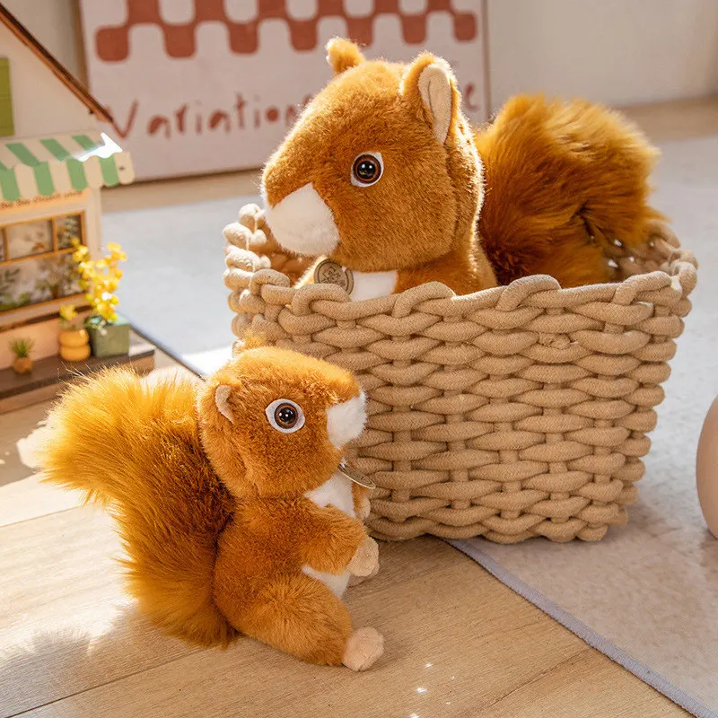 Squirrel gosedjur som tvättbjörnkudde, 17–30 cm 5 Squirrel gosedjur som tvättbjörnkudde, 17–30 cm - Bild 5
